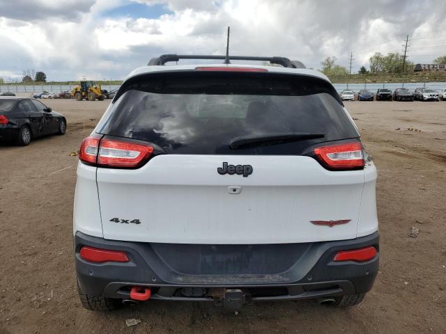1C4PJMBS5FW614095 - 2015 JEEP CHEROKEE TRAILHAWK WHITE photo 6