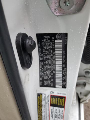 4T1BK3DB8BU388392 - 2011 TOYOTA AVALON BASE 米色 照片 12