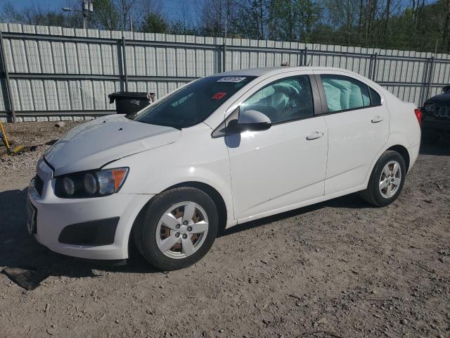 1G1JA5SH9F4160891 - 2015 CHEVROLET SONIC LS WHITE photo 1