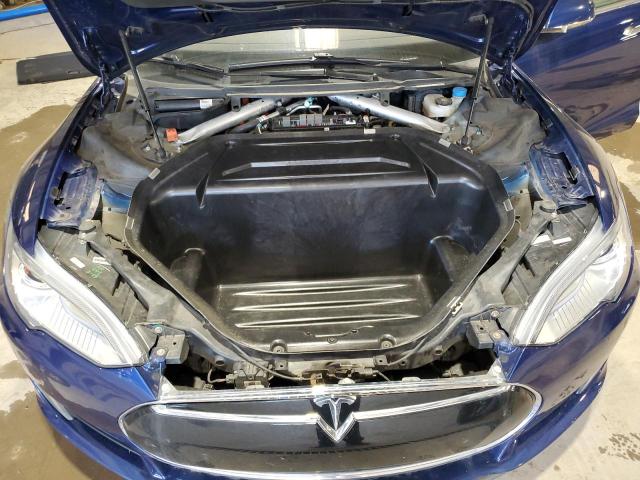 5YJSA1E28GF125362 - 2016 TESLA MODEL S BLUE photo 11