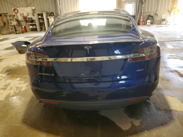 5YJSA1E28GF125362 - 2016 TESLA MODEL S BLUE photo 6
