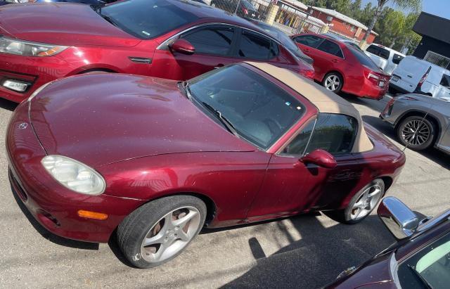 JM1NB353530305938 - 2003 MAZDA MX-5 MIATA BASE BURGUNDY photo 2