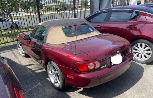 JM1NB353530305938 - 2003 MAZDA MX-5 MIATA BASE BURGUNDY photo 3