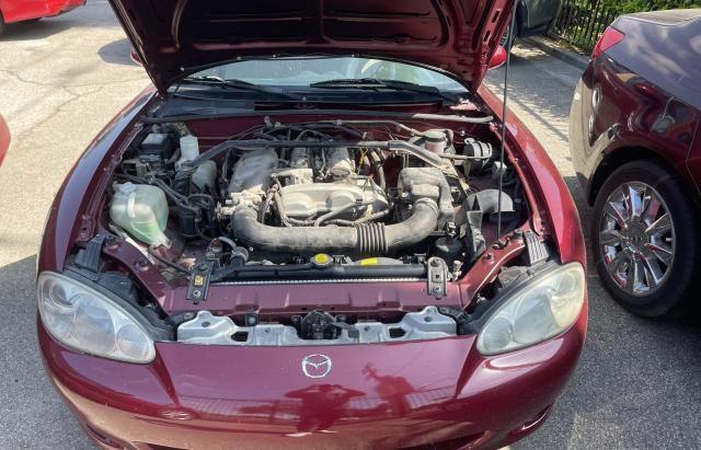 JM1NB353530305938 - 2003 MAZDA MX-5 MIATA BASE BURGUNDY photo 7