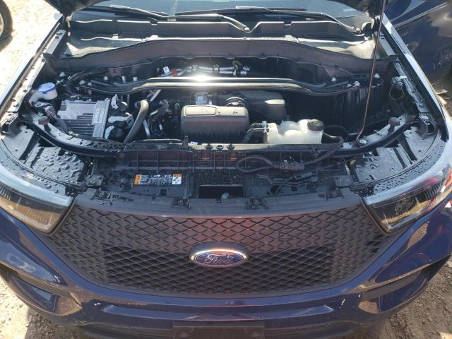 1FM5K8AB6PGB86056 - 2023 FORD EXPLORER POLICE INTERCEPTOR 蓝色 照片 11