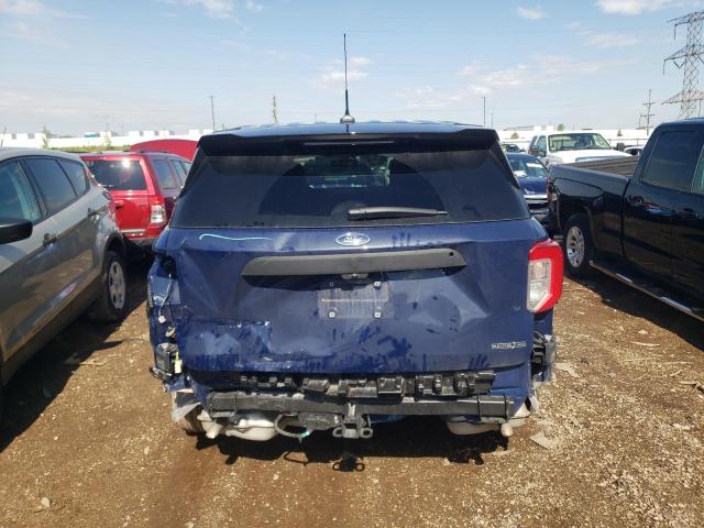 1FM5K8AB6PGB86056 - 2023 FORD EXPLORER POLICE INTERCEPTOR BLUE photo 6