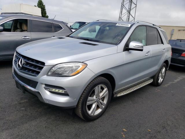 4JGDA5HB5DA172571 - 2013 MERCEDES-BENZ ML 350 4MATIC SILVER photo 1