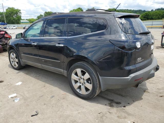 1GNEV33D89S116448 - 2009 CHEVROLET TRAVERSE LTZ BLACK photo 2