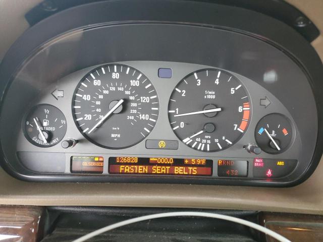 WBAGJ832XWDM11394 - 1998 BMW 6 SERIES IL GOLD photo 9