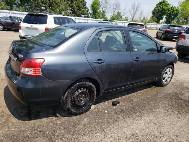 JTDBT923781239028 - 2008 TOYOTA YARIS GRAY photo 3