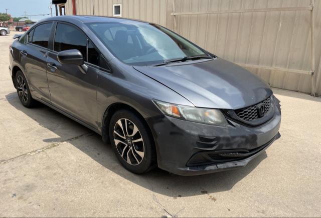 19XFB2F89DE076522 - 2013 HONDA CIVIC EX GRAY photo 1