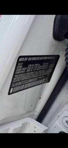 5UXXW7C53J0W65097 - 2018 BMW X4 XDRIVEM40I WHITE photo 10