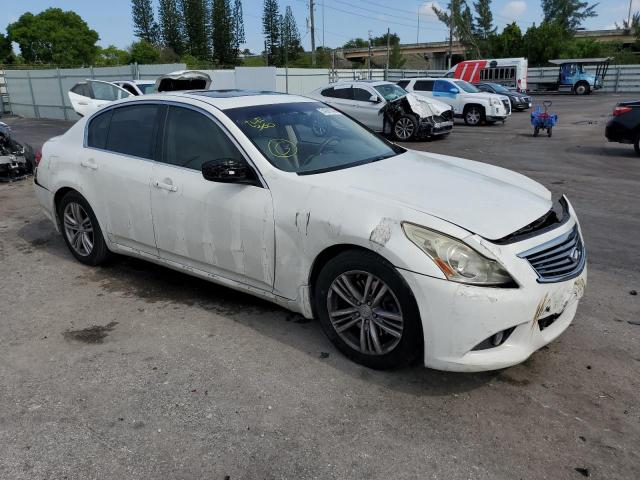 JN1CV6AP9BM501366 - 2011 INFINITI G37 BASE WHITE photo 4