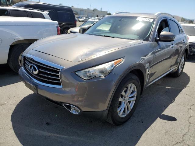 JN8CS1MU6EM450976 - 2014 INFINITI QX70 SILVER photo 1