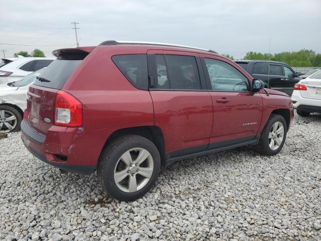 1C4NJDEB7CD650915 - 2012 JEEP COMPASS LATITUDE RED photo 3