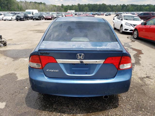 2HGFA1F66BH539778 - 2011 HONDA CIVIC LX-S أزرق صورة 6