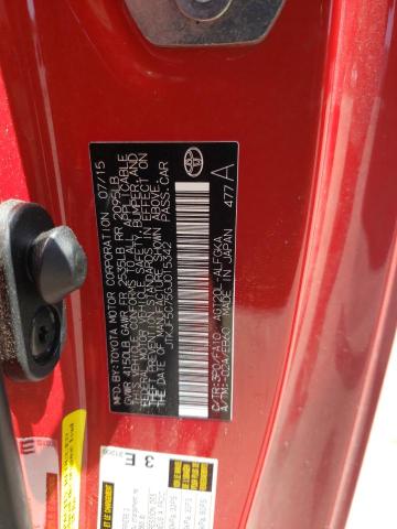 JTKJF5C75GJ015342 - 2016 TOYOTA SCION TC 红色 照片 13