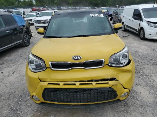 KNDJX3A55F7114894 - 2015 KIA SOUL ! YELLOW photo 5