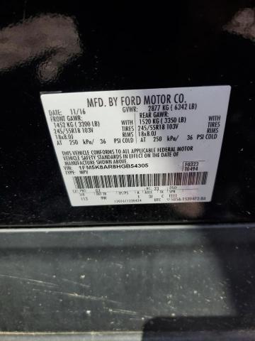 1FM5K8AR8HGB54305 - 2017 FORD EXPLORER POLICE INTERCEPTOR 黑色 照片 13