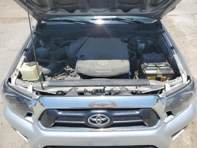 5TFJU4GN5DX046261 - 2013 TOYOTA TACOMA DOUBLE CAB PRERUNNER SILVER photo 11