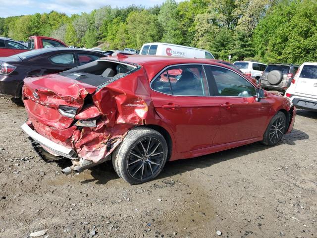 4T1G11AK2PU080904 - 2023 TOYOTA CAMRY SE NIGHT SHADE RED photo 3