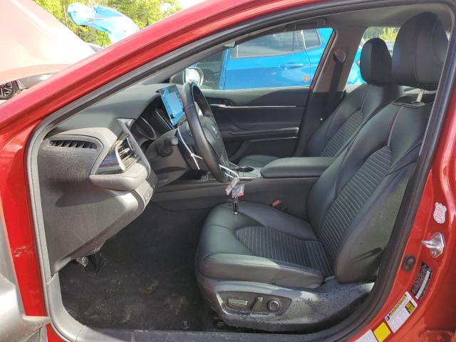 4T1G11AK2PU080904 - 2023 TOYOTA CAMRY SE NIGHT SHADE RED photo 7