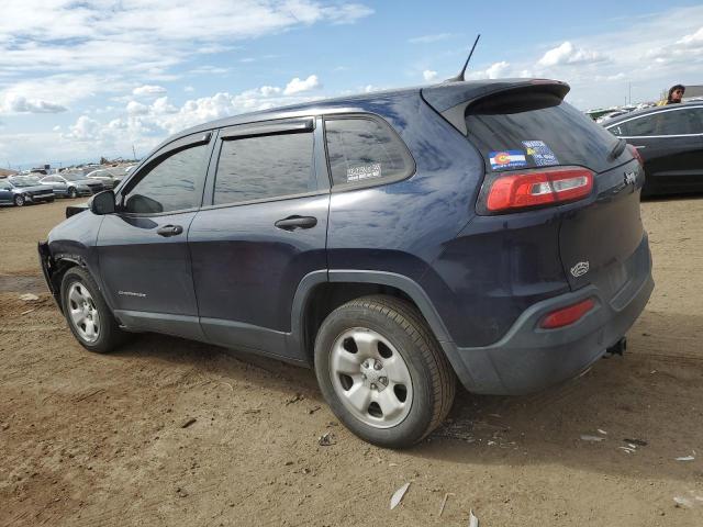 1C4PJLAB9GW201058 - 2016 JEEP CHEROKEE SPORT BLUE photo 2