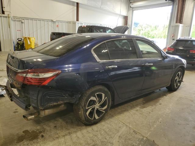 1HGCR2F31GA159373 - 2016 HONDA ACCORD LX BLUE photo 3