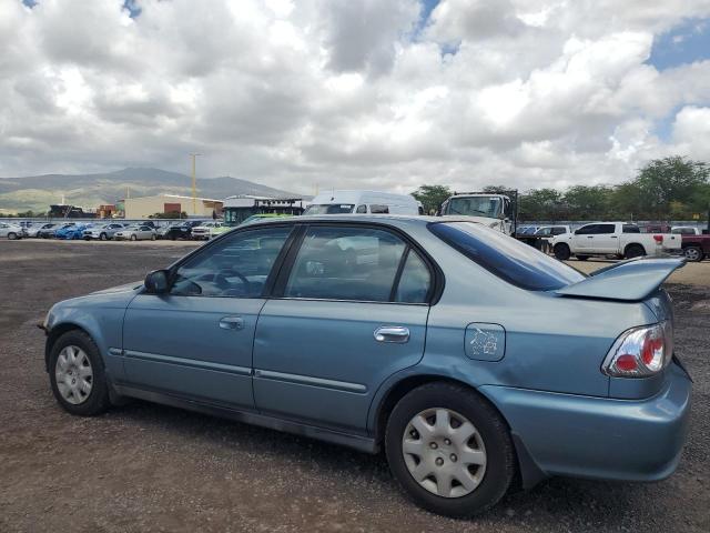 2HGEJ661XYH589010 - 2000 HONDA CIVIC BASE BLUE photo 2