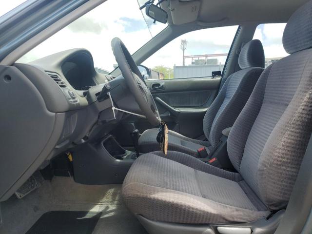 2HGEJ661XYH589010 - 2000 HONDA CIVIC BASE BLUE photo 7