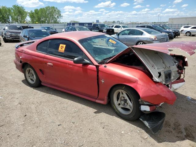 1FAFP4040WF108758 - 1998 FORD MUSTANG RED photo 4