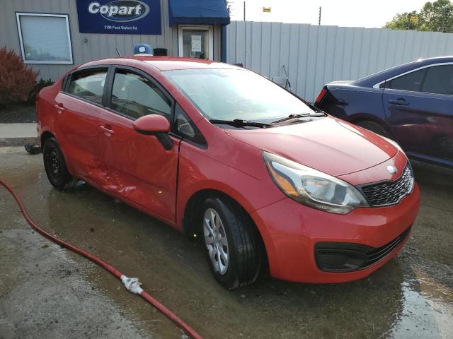 KNADM4A37D6231239 - 2013 KIA RIO LX RED photo 4