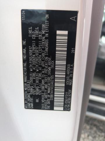 5TBBT44145S462195 - 2005 TOYOTA TUNDRA ACCESS CAB SR5 WHITE photo 12