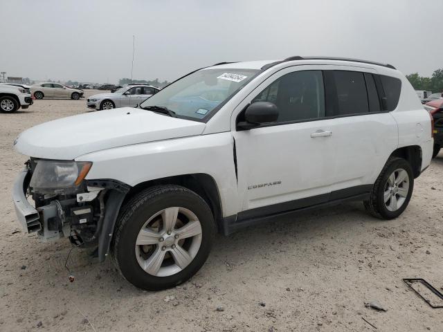 1C4NJCBA6GD560487 - 2016 JEEP COMPASS SPORT WHITE photo 1