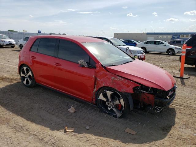 3VW4T7AUXHM001004 - 2017 VOLKSWAGEN GTI S RED photo 4