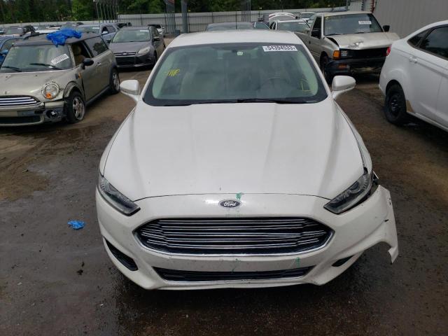 3FA6P0RUXGR190479 - 2016 FORD FUSION TITANIUM HEV WHITE photo 5