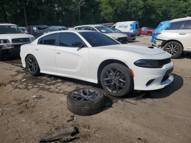 2C3CDXHG1MH574317 - 2021 DODGE CHARGER GT WHITE photo 4