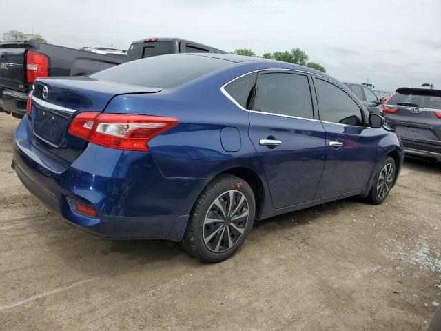 3N1AB7AP5JY334747 - 2018 NISSAN SENTRA S BLUE photo 3