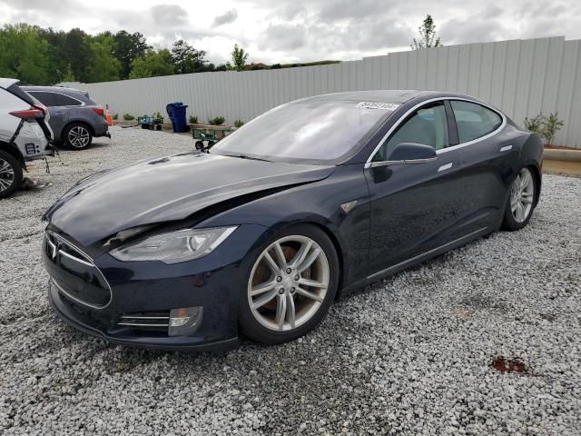 5YJSA1DN2DFP13314 - 2013 TESLA MODEL S ლურჯი ფოტო 1