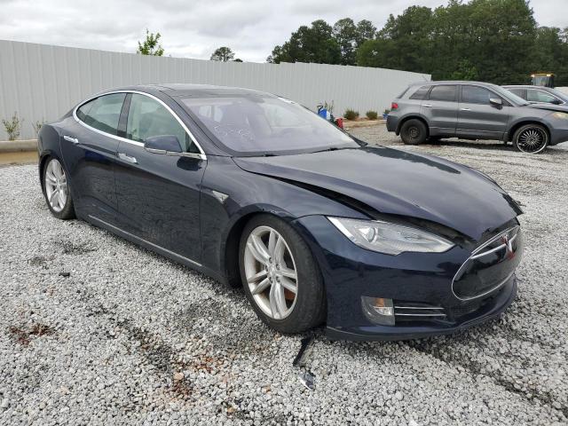 5YJSA1DN2DFP13314 - 2013 TESLA MODEL S ლურჯი ფოტო 4