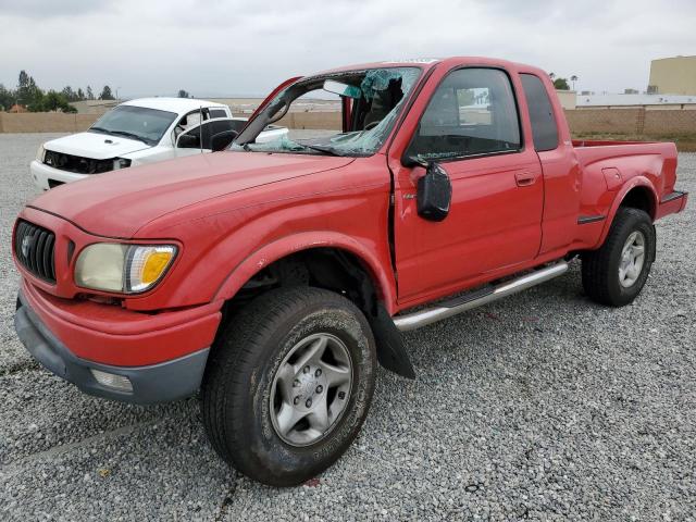 5TESN92N51Z794521 - 2001 TOYOTA TACOMA XTRACAB PRERUNNER წითელი ფოტო 1
