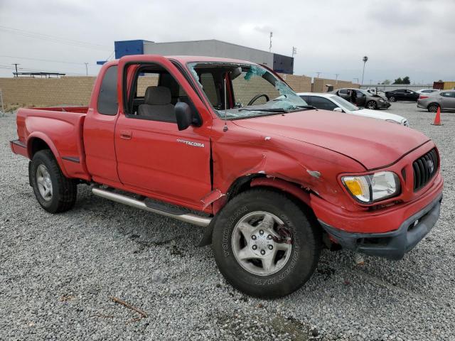 5TESN92N51Z794521 - 2001 TOYOTA TACOMA XTRACAB PRERUNNER წითელი ფოტო 4