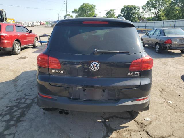 WVGBV3AX6EW566686 - 2014 VOLKSWAGEN TIGUAN S BLACK photo 6