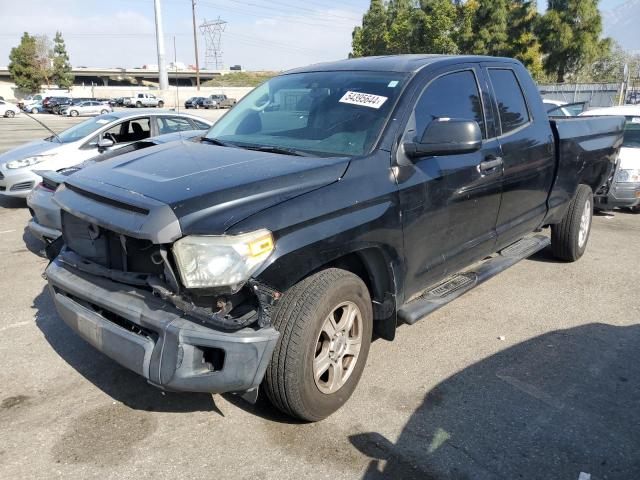 5TFRM5F16EX082307 - 2014 TOYOTA TUNDRA DOUBLE CAB SR/SR5 BLACK photo 1