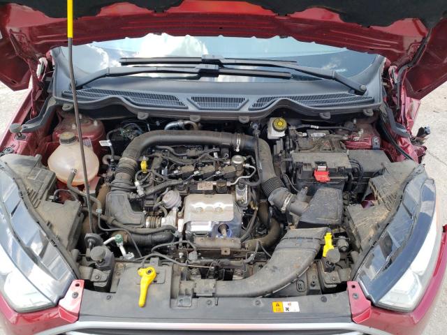 MAJ3S2GE0LC345333 - 2020 FORD ECOSPORT SE MAROON photo 12