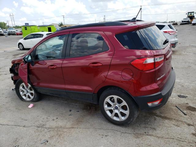 MAJ3S2GE0LC345333 - 2020 FORD ECOSPORT SE MAROON photo 2