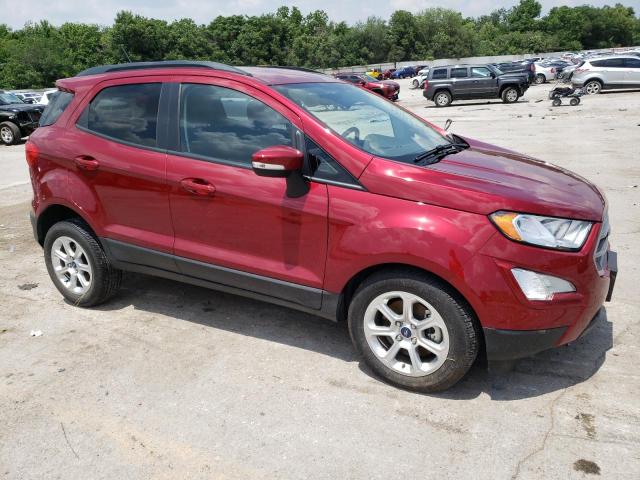 MAJ3S2GE0LC345333 - 2020 FORD ECOSPORT SE MAROON photo 4
