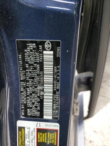 4T1BK1EB7EU082405 - 2014 TOYOTA AVALON BASE 蓝色 照片 12