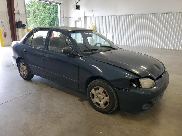 KMHVF24N5XU555093 - 1999 HYUNDAI ACCENT GL BLUE photo 4