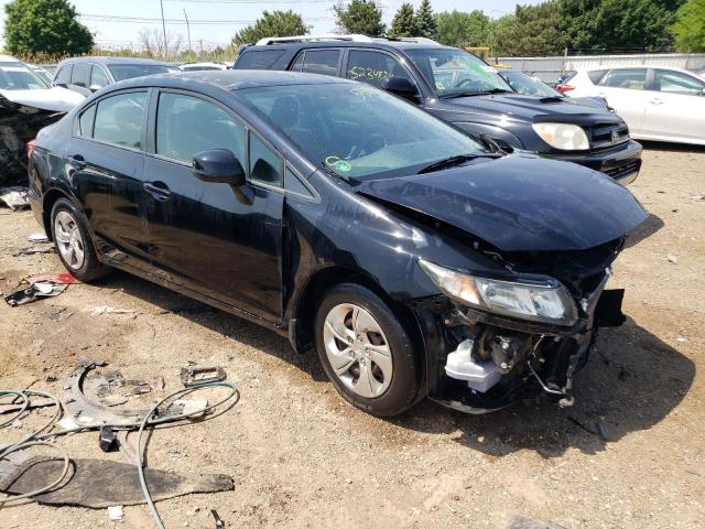 2HGFB2F55DH545732 - 2013 HONDA CIVIC LX BLACK photo 4